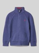 Polo Ralph Lauren Kids Strickjacke mit Label-Stitching und Eingrifftas...