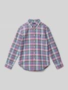 Polo Ralph Lauren Teens Regular Fit Hemd mit Button-Down-Kragen in Gru...