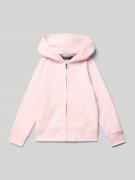Polo Ralph Lauren Teens Sweatjacke mit Kapuze in Hellrosa, Größe M