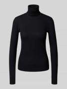 Polo Ralph Lauren Longsleeve aus Lyocell-Mix in Strick-Optik in BLACK,...