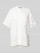 Essentiel Antwerp Oversized Hemdbluse in semitransparentem Design Mode...