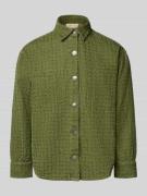 ANOTHER COTTON LAB Hemdjacke mit Brusttaschen Modell 'Distressed' in H...