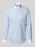 Jake*s Regular Fit Freizeithemd aus Baumwolle mit Sportmanschetten in ...