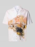 SELECTED HOMME Relaxed Fit Freizeithemd aus reiner Baumwolle in Offwhi...