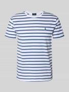 Polo Ralph Lauren Custom Slim Fit T-Shirt mit Label-Stitching in Weiss...