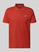 Tom Tailor Regular Fit Poloshirt aus reiner Baumwolle in Dunkelrot, Gr...