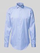 Jake*s Slim Fit Businesshemd mit Haifischkragen und extra langem Arm i...