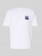 HUGO T-Shirt mit Label-Print und Rundhalsausschnitt Modell 'Dapusi' in...