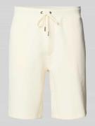 Polo Ralph Lauren Sweatshorts mit elastischem Bund in Beige, Größe L