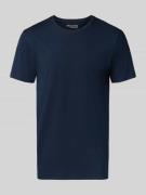 SELECTED HOMME Regular Fit T-Shirt aus Baumwoll-Mix in Marine, Größe X...