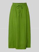 Selected Femme Ausgestellter Midi-Rock aus reinem Leinen Modell 'LINNA...