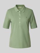 Gant Slim Fit Poloshirt mit Label-Stitching in Mint, Größe L