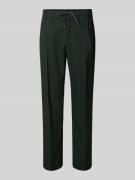 SELECTED HOMME Tapered Stoffhose mit Viskose Modell 'LEROY' in Dunkelg...