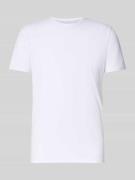 SELECTED HOMME Regular Fit T-Shirt aus Baumwoll-Mix in Weiss, Größe XX...