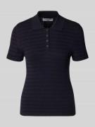 Marc O'Polo Denim Regular Fit Strickshirt mit Polokragen und Knopfleis...