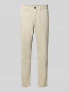 BOSS Orange Regular Fit Chino aus Baumwoll-Mix in Beige, Größe 32/32