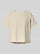 s.Oliver RED LABEL Loose Fit T-Shirt aus reiner Baumwolle in Sand, Grö...