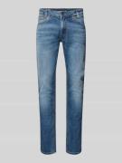 Pepe Jeans Tapered Jeans aus Baumwoll-Mix Modell 'SPIKE' in Jeansblau,...