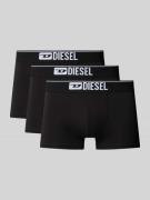 Diesel Trunks mit elastischem Bund im 3er-Pack in Black, Größe XL