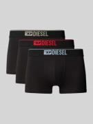 Diesel Trunks mit elastischem Bund im 3er-Pack in Black, Größe XL