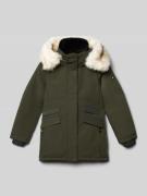 Wellensteyn Regular Fit Parka mit Kunstfell Modell 'Enterprise' in Oli...