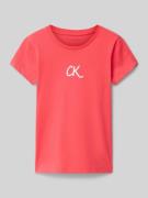 Calvin Klein Jeans Slim Fit T-Shirt mit Logo-Print und Rundhalsausschn...