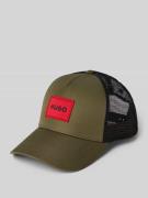 HUGO Cap mit Label-Stitching Modell 'Kody' in Oliv, Größe 1
