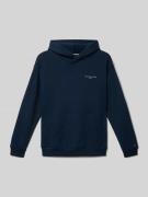 Tommy Hilfiger Kids Regular Fit Hoodie aus Baumwoll-Mix in Marine, Grö...