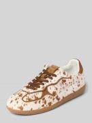 ALOHAS Sneaker aus echtem Leder mit Kunstfell-Besatz in Weiss, Größe 3...