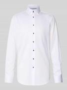 Christian Berg Men Regular Fit Businesshemd aus reiner Baumwolle mit e...