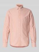 Gant Regular Fit Freizeithemd mit Motiv-Stitching in Orange, Größe L