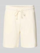 Gant Relaxed Fit Sweatshorts aus reiner Baumwolle mit Tunnelzug in Off...