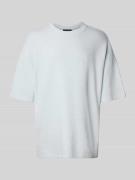 Pegador Oversized T-Shirt mit Label-Stitching in Hellblau, Größe L