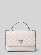 Guess Handtasche mit Schulterriemen Modell 'GIULLY' in Stein, Größe 1