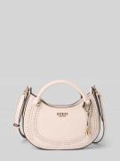 Guess Handtasche mit Label-Detail Modell 'TATUM' in Ecru, Größe 1