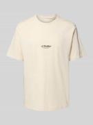 Jack & Jones T-Shirt mit Rundhalsausschnitt Modell 'SOHO' in Beige, Gr...