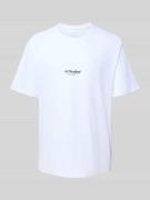 Jack & Jones T-Shirt mit Rundhalsausschnitt Modell 'SOHO' in Weiss, Gr...