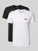 Levi's® Slim Fit T-Shirt im 2er-Pack in Black, Größe XS