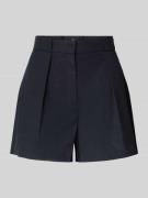 Mango Shorts mit gelegten Falten Modell 'GRETA' in Black, Größe 36
