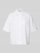 Mango Boxy Fit Bluse aus Leinen-Baumwoll-Mix mit 1/2-Arm Modell 'PAI' ...