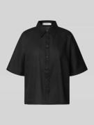 Mango Boxy Fit Bluse aus Leinen-Baumwoll-Mix mit 1/2-Arm Modell 'PAI' ...