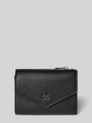 HUGO Portemonnaie mit Label-Applikation Modell 'Chris 2.0' in Black, G...
