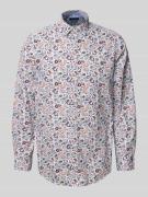 Christian Berg Men Regular Fit Freizeithemd aus reiner Baumwolle mit K...