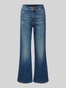JOOP! Flared Jeans im Destroyed-Look Modell 'Chrisi' in Blau, Größe 28