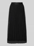 Street One Midirock mit Plisseefalten in BLACK, Größe 44