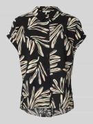 Tom Tailor Denim Regular Fit Hemdbluse aus reiner Viskose in Black, Gr...