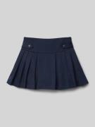 Polo Ralph Lauren Teens Faltenrock mit Knöpfen in Marine, Größe XL