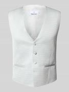 Wilvorst Weste mit V-Ausschnitt in Aqua, Größe 54