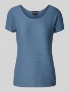 Emporio Armani T-Shirt mit Rundhalsausschnitt in Rauchblau, Größe M