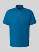 Tom Tailor Regular Fit Poloshirt aus Baumwoll-MIx in Petrol, Größe L
